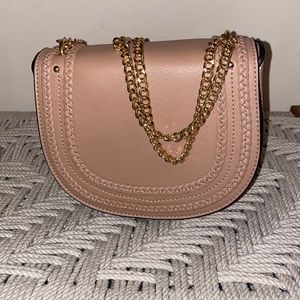 Nude shoulder bag